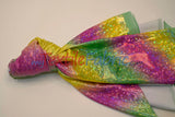 Rainbow Shattered Hologram Spandex Nylon Spandex Fabric - Rainbow Shattered Holographic Foil, 58/60" Width (1 Yard)