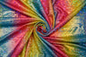 Rainbow Shattered Hologram Spandex Nylon Spandex Fabric - Rainbow Shattered Holographic Foil, 58/60" Width (1 Yard)