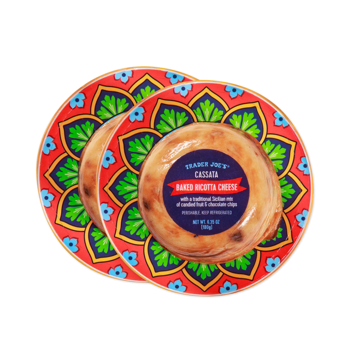 Cassata Baked Ricotta Cheese - 16 Oz