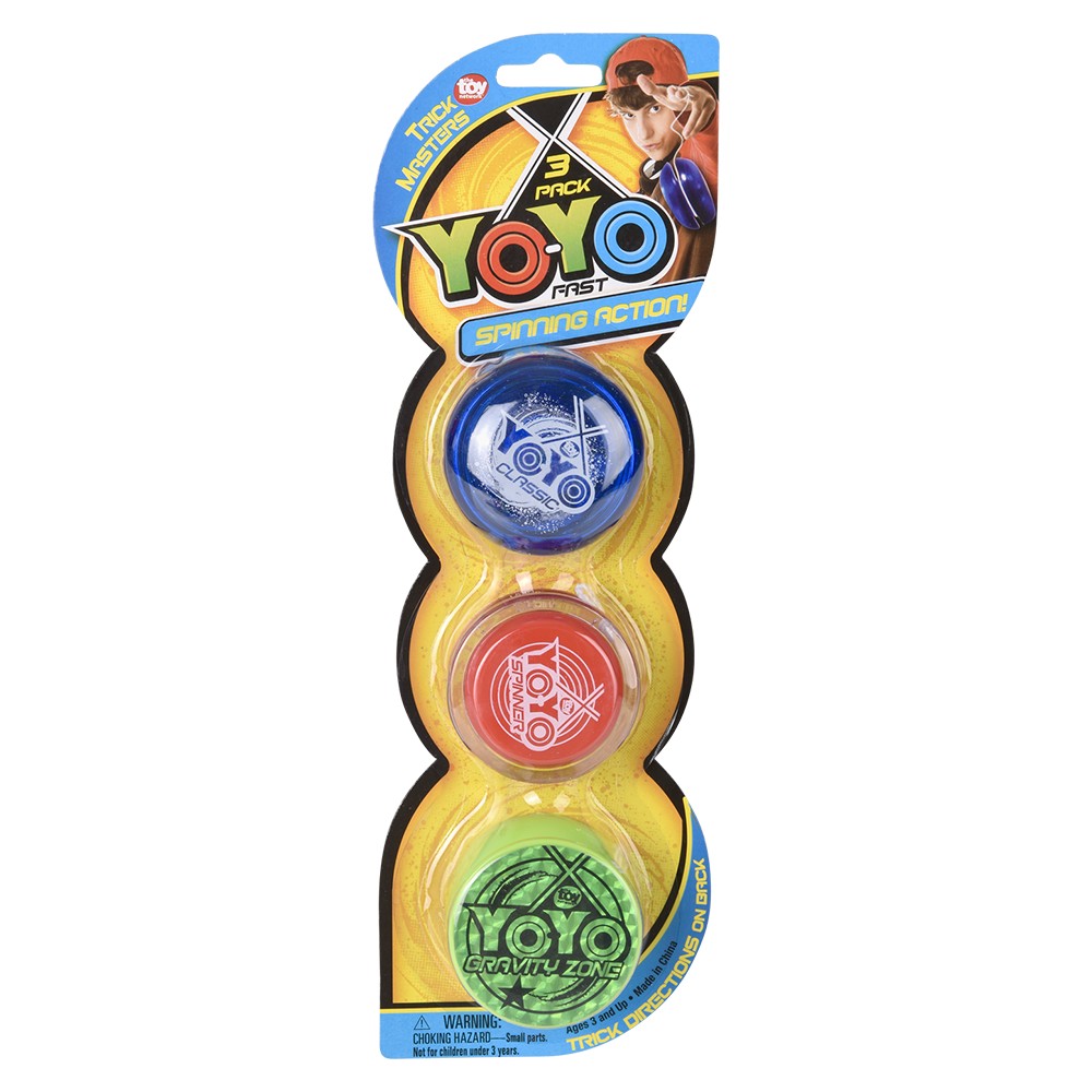 Yoyo 3-Pack Assorted Colors (1 DZC)