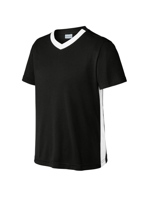 Sport-Tek® Youth Competitor United V Neck Short Sleeve Tee