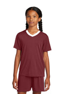 Sport-Tek® Youth Competitor United V Neck Short Sleeve Tee