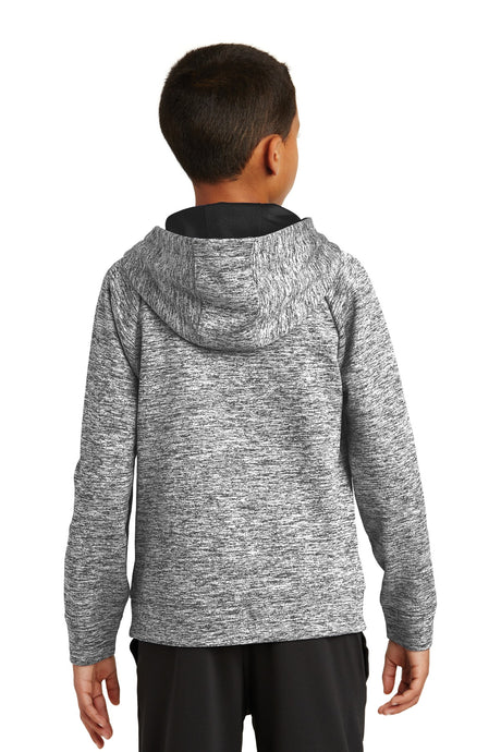 Sport-Tek® Youth PosiCharge Electric Heather Fleece Hooded Pullover