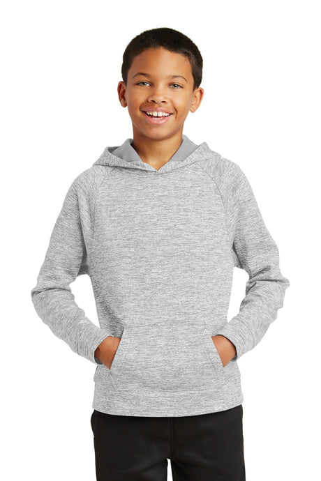 Sport-Tek® Youth PosiCharge Electric Heather Fleece Hooded Pullover