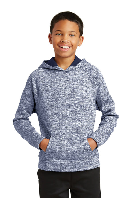 Sport-Tek® Youth PosiCharge Electric Heather Fleece Hooded Pullover