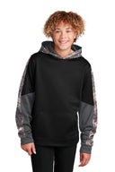 Sudadera con capucha de forro polar Sport-Wick Mineral Freeze con bloques de color para jóvenes