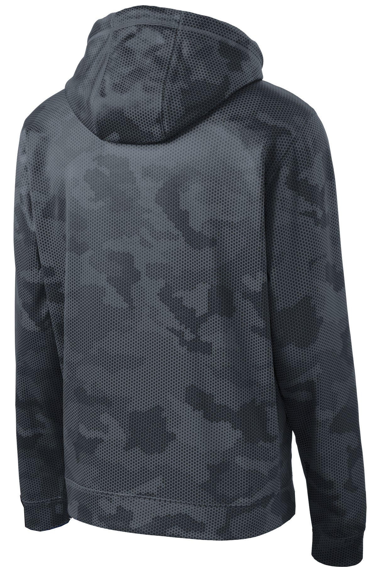 Sport-Tek® Youth Sport-Wick CamoHex Fleece Hooded Pullover