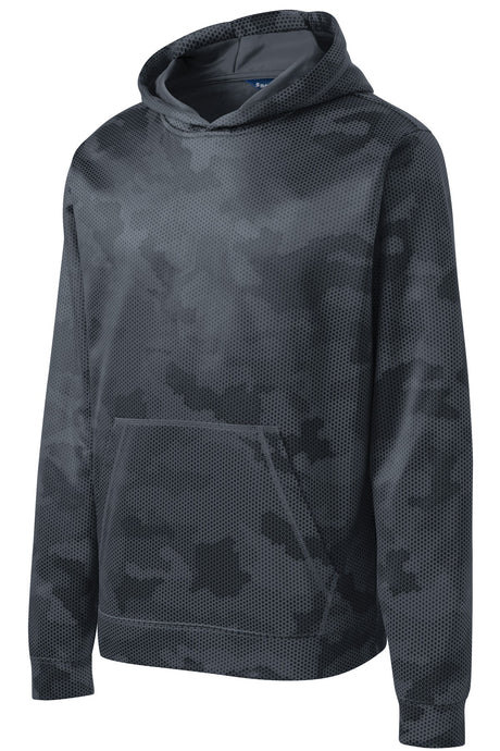 Youth Sport-Wick CamoHex Fleece Hooded Pullover