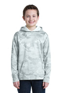 Youth Sport-Wick CamoHex Fleece Hooded Pullover