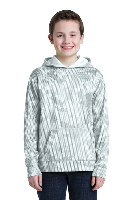 Sport-Tek® Youth Sport-Wick CamoHex Fleece Hooded Pullover