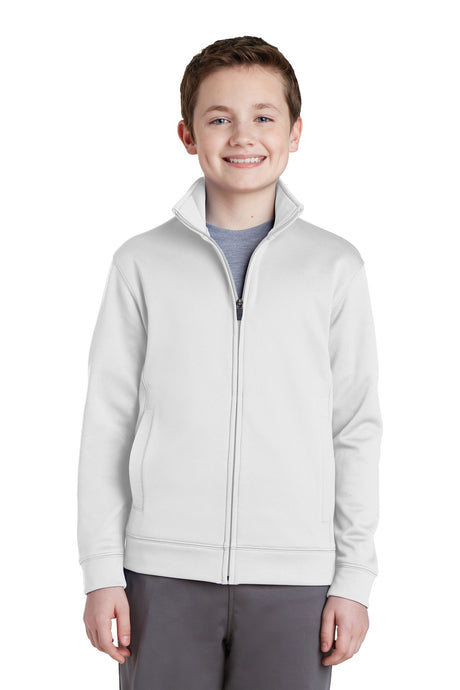 Sport-Tek® Youth Sport-Wick Fleece Full-Zip Jacket