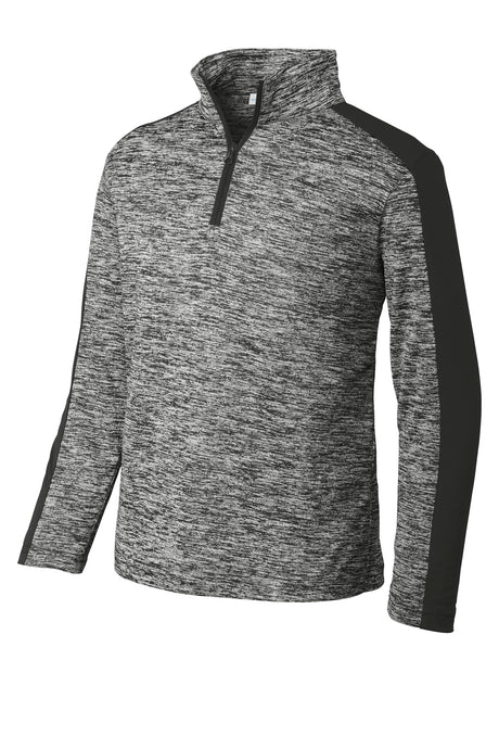Sport-Tek® Youth PosiCharge Electric Heather Colorblock 1/4-Zip Pullover