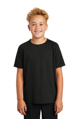 Sport-Tek® Youth PosiCharge Tri-Blend Wicking Raglan Tee