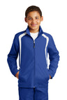 Sport-Tek® Youth Colorblock Raglan Jacket