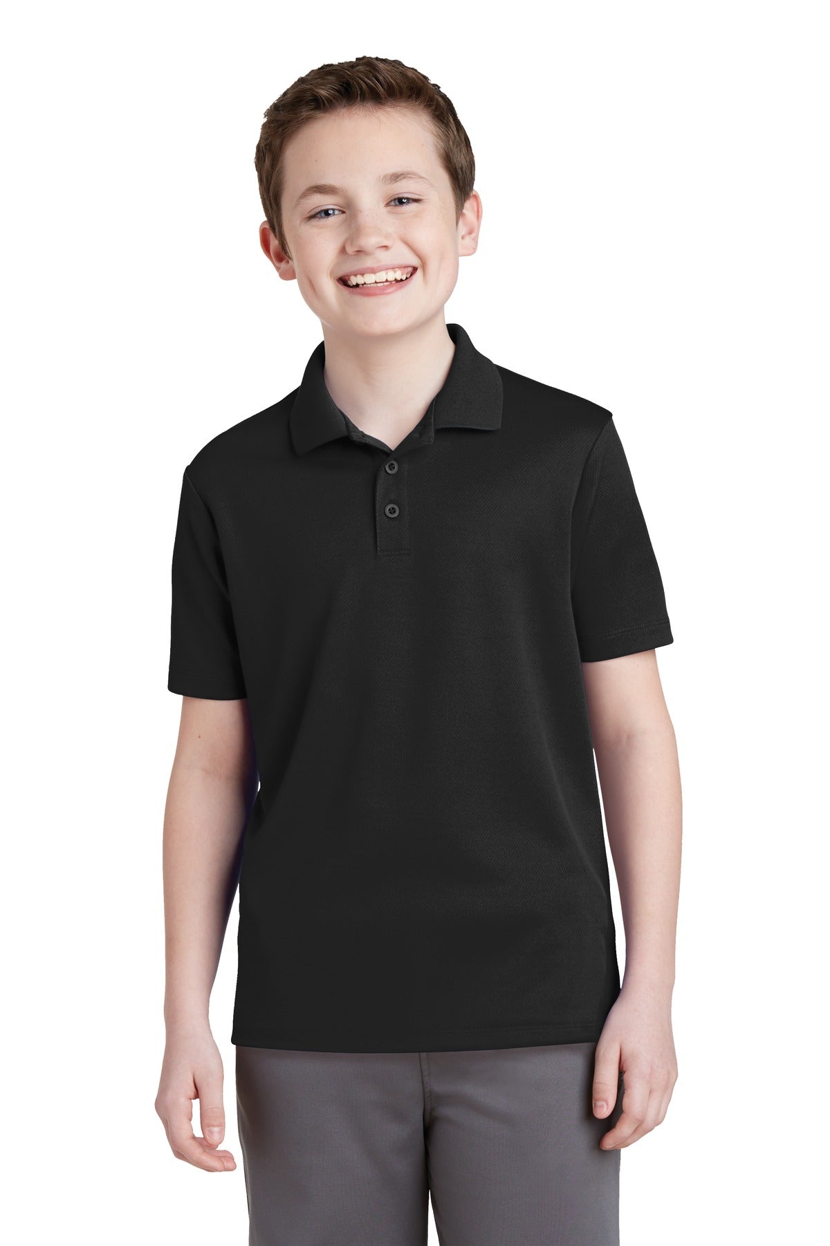 Sport-Tek® Youth PosiCharge RacerMesh Polo