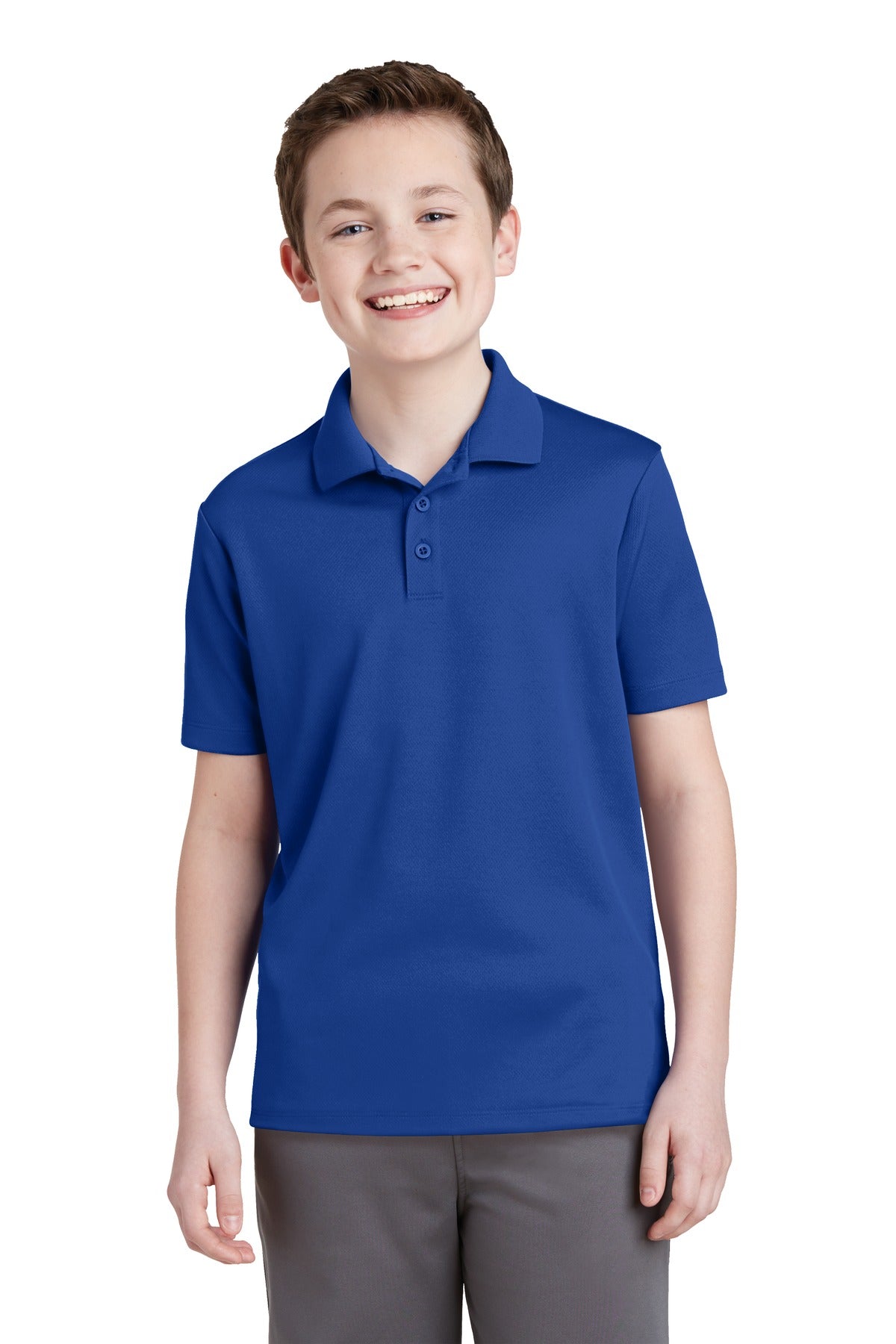 Sport-Tek® Youth PosiCharge RacerMesh Polo