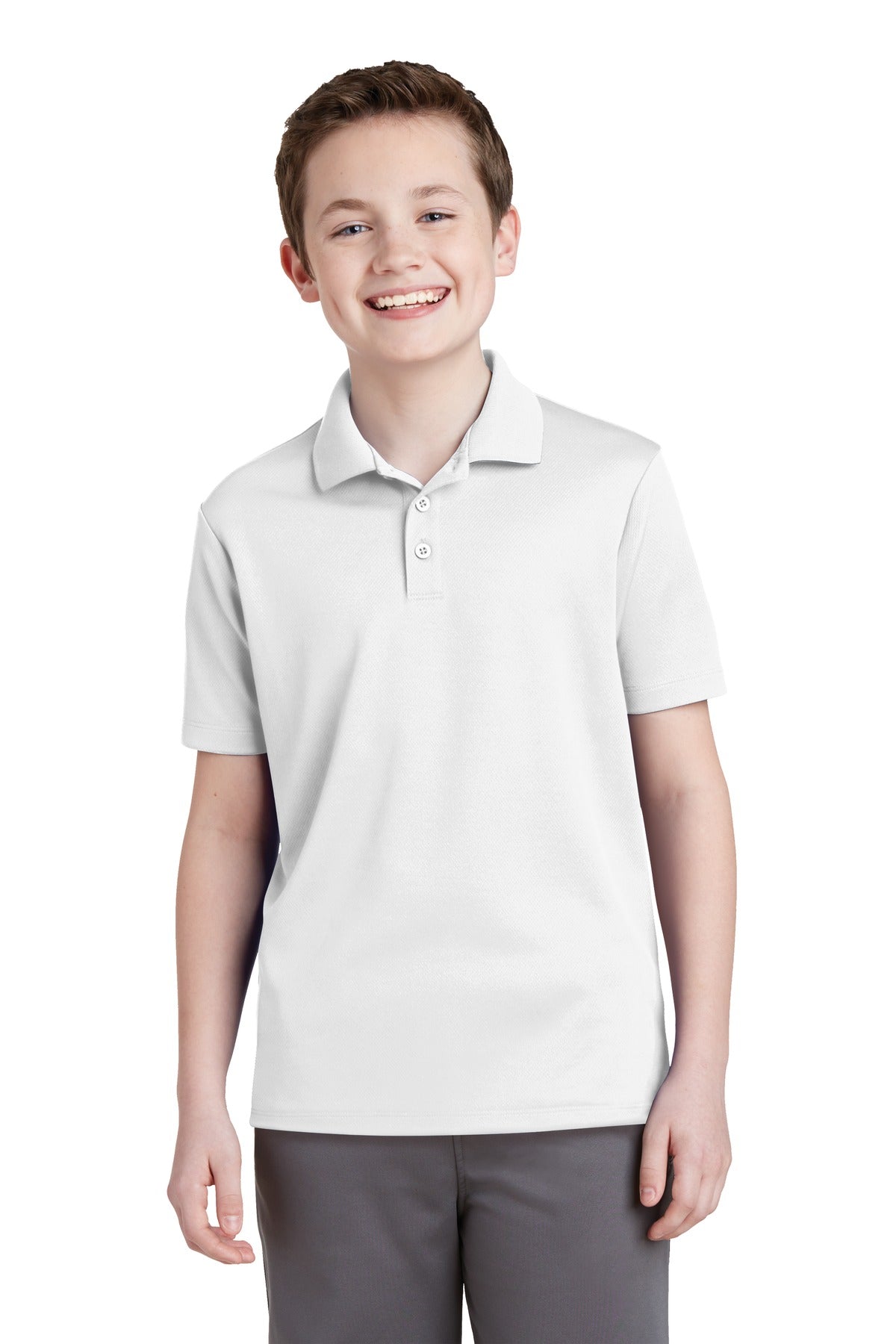 Sport-Tek® Youth PosiCharge RacerMesh Polo