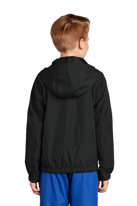 Sport-Tek® Youth Hooded Raglan Jacket