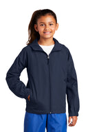 Chaqueta raglán con capucha Sport-Tek® Youth