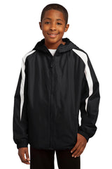 Sport-Tek® Youth Fleece-Lined Colorblock Jacket