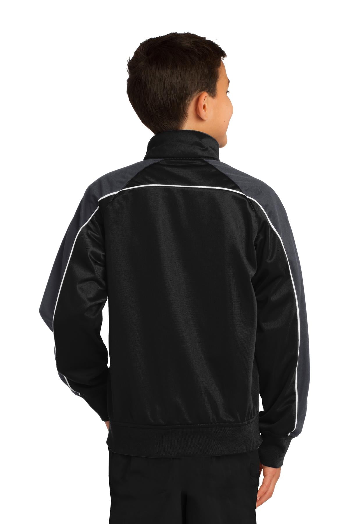 DISCONTINUED Sport-Tek® Youth Piped Tricot Track Jacket