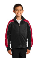 Sport-Tek® Youth Piped Tricot Track Jacket