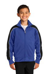 DISCONTINUED Sport-Tek® Youth Piped Tricot Track Jacket