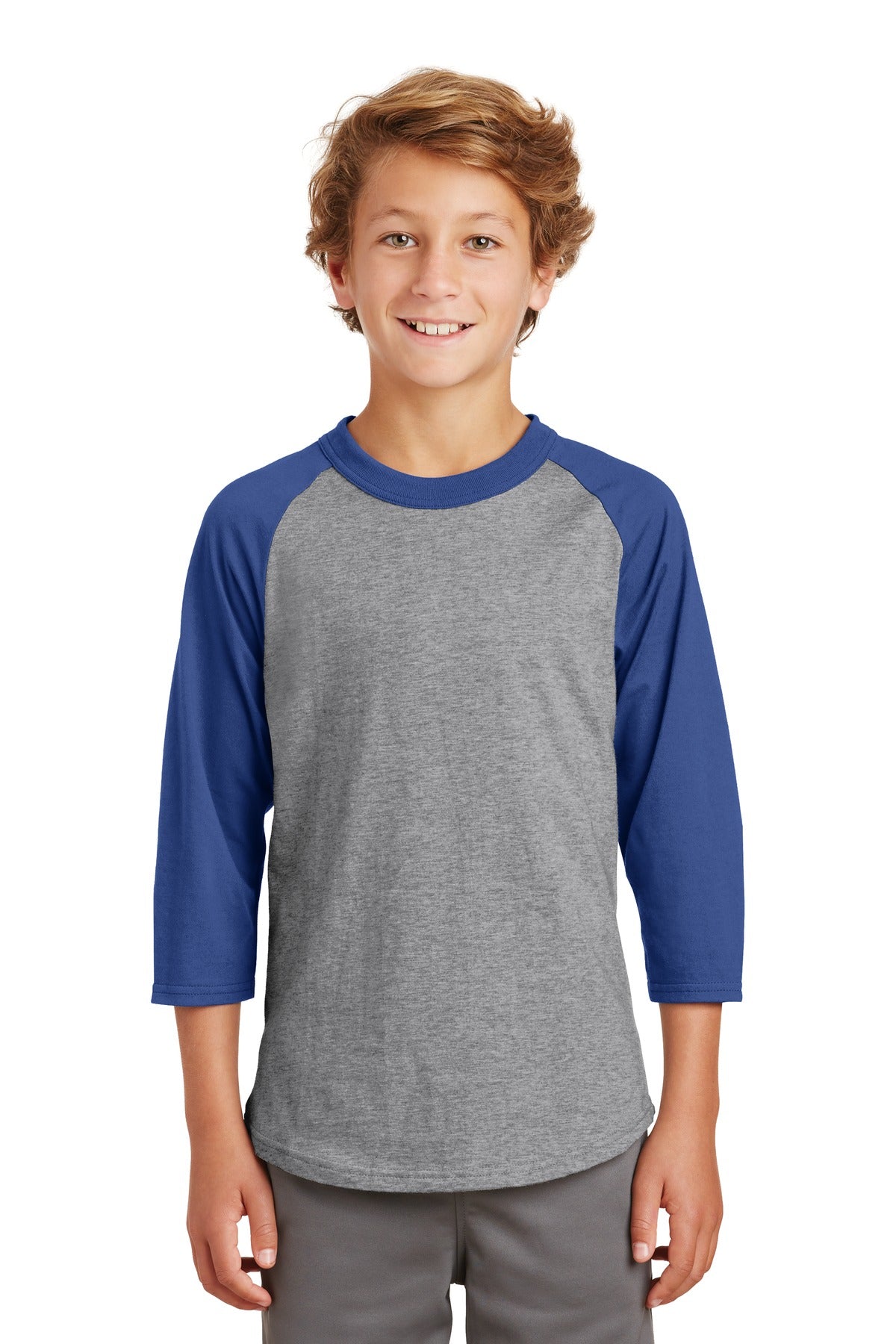 Sport-Tek® Youth Colorblock Raglan Jersey