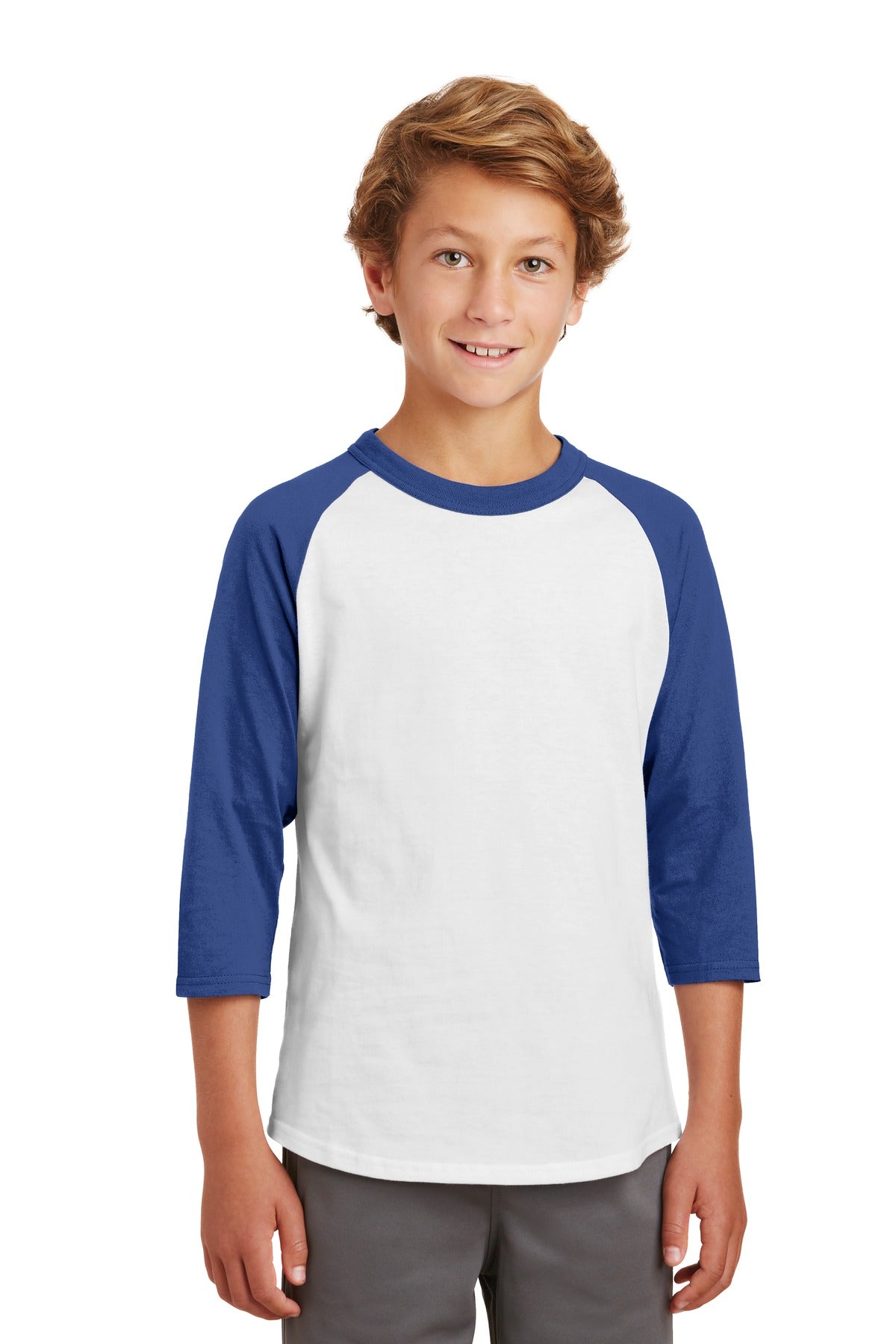 Sport-Tek® Youth Colorblock Raglan Jersey