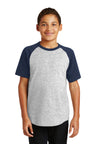 Sport-Tek® Youth Short Sleeve Colorblock Raglan Jersey