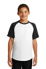 Sport-Tek® Youth Short Sleeve Colorblock Raglan Jersey