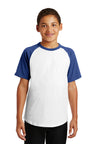 Sport-Tek® Youth Short Sleeve Colorblock Raglan Jersey