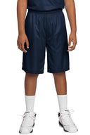 Royal Blue youth reversible mesh shorts for basketball and sports practice