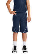 Sport-Tek® Youth Posi Charge Mesh Reversible Spliced Short
