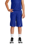 Sport-Tek® Youth Posi Charge Mesh Reversible Spliced Short