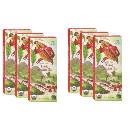 Trader Joe’s Organic Dark Chocolate Bar 73% Cacao 3.51 Oz