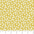 Cotton Print Yellow Daisies Fabric 44/45"