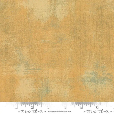 Cotton Print Grunge Basics Yellow Gold Moutarde 44/45" Per Yard