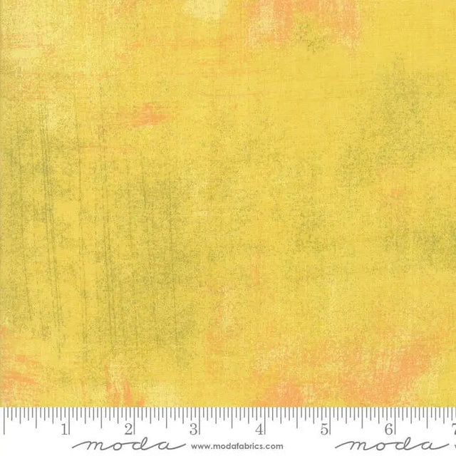 Cotton Fabric Yellow Grunge Basics Curry 44/45"