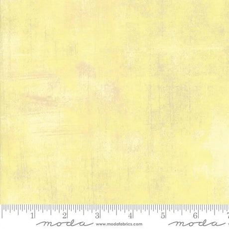 Cotton Fabric Yellow Grunge Basics Lemon Grass 44/45" Per Yard