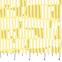 Cotton Print Yellow Pavement Tender Fabric 44/45"