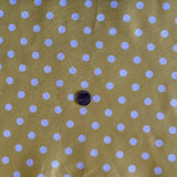1 Yard Small Polka Dot Poly Cotton Fabric Multi Color for Apparel Crafts 60 Inch Width