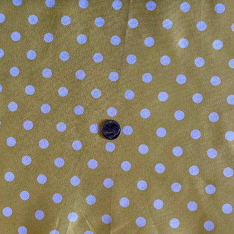 1 Yard Small Polka Dot Poly Cotton Fabric Multi Color for Apparel Crafts 60 Inch Width