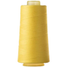 1 Pack of 6000 Yard Yellow Spools Sewing Thread All Purpose 100% Spun Polyester Overlock Cone