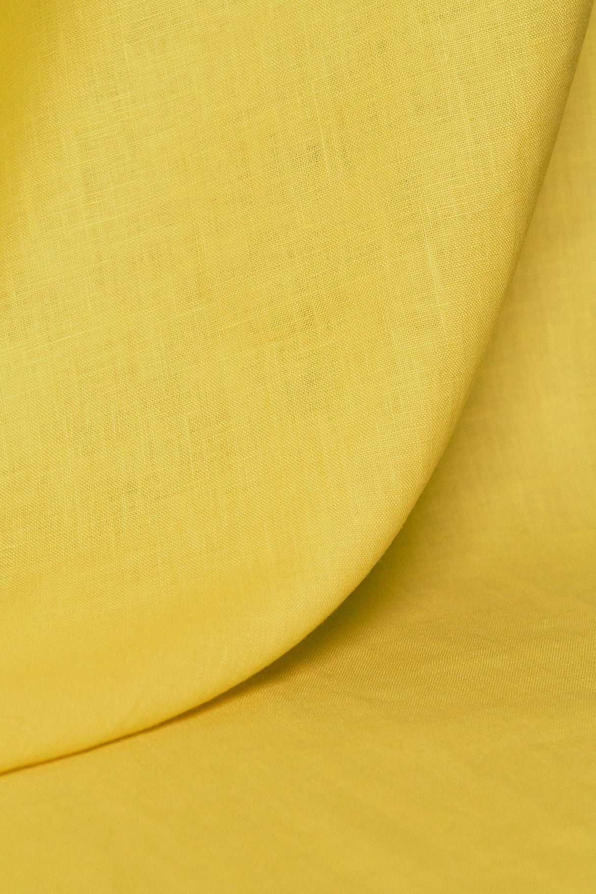 Pure Linen Mustard Fabric 5.5 oz