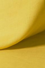 1 Yard Mustard Pure Linen Fabric 5.5 oz, Softened Midweight 54 Inch Solid Weave