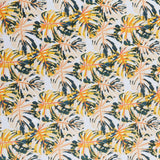 Swim Knit Yellow/Green Monstera 4-Way Stretch
