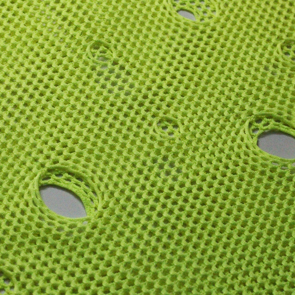 Trashy Net Polyester Spandex Fabric - Black, White, Light Pink, Coral, Yellow, Neon Lime Solid Mesh, 58/60" Width (1 Yard)