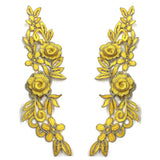 3D Floral Embroidered Lace Applique