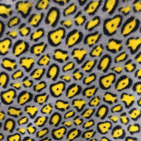Leopard Print Fleece Fabric 60" Wide